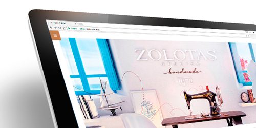 Website Design & Development for Atelier Zolotas | adeadpixel